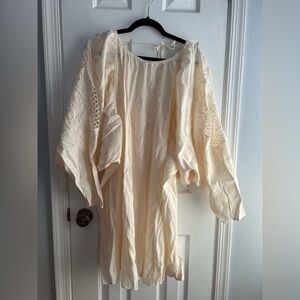 H&M Cutout Puff-Sleeve Dress